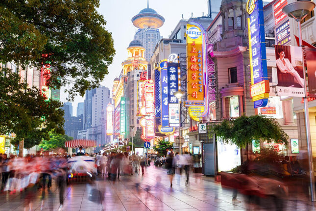 مشهورترین مراکز خرید شانگهای