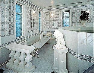 معماری و نماهای داخلی حمام ساندونوف