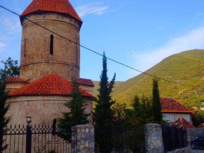 معبد آلبانیایی دهکده لاکیت آذربایجان